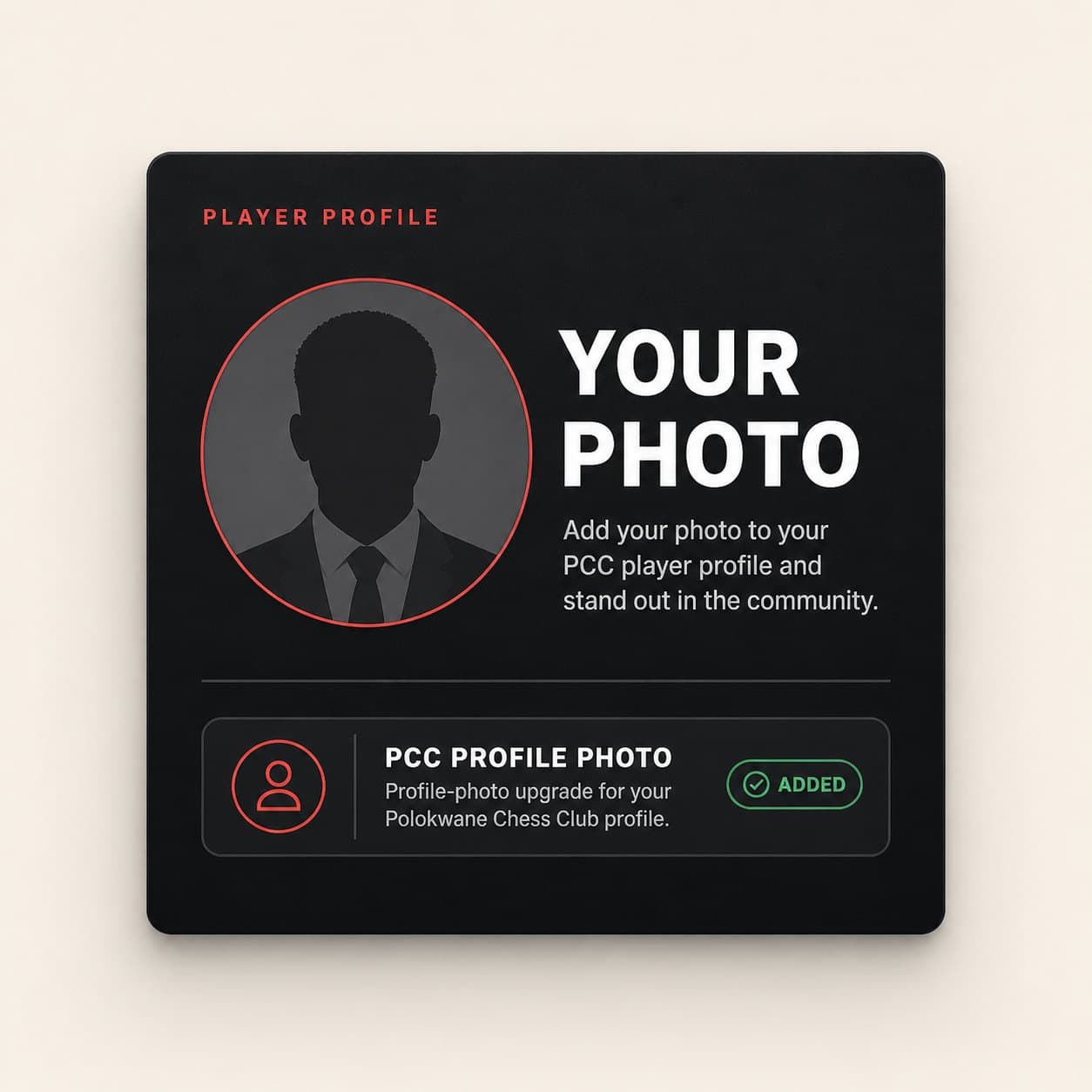 PCC Player Profile Photo Upgrade